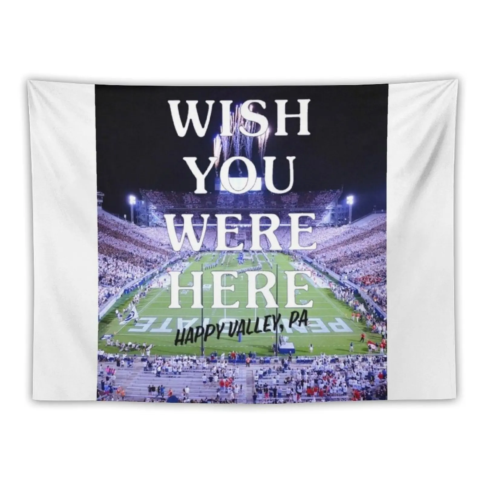 

Wish You Were Here x PSU Tapestry Wall Carpet Decor For Room Tapestry