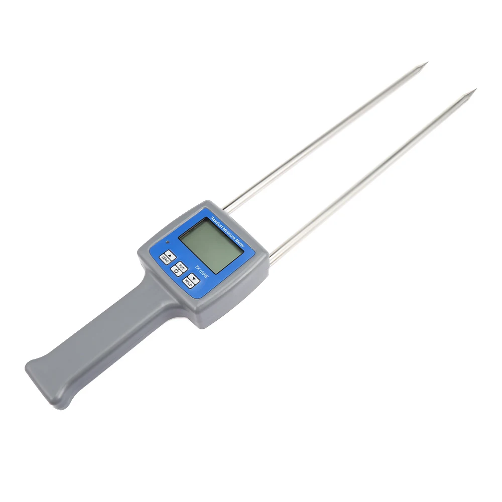 TK100W 0-80% LCD Display Portable Professional Digital Tobacco Grain Wood Chips Flour Sawdust Moisture Meter Tester