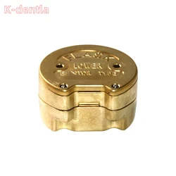 1pc Dental Laboratory Upper Lower Denture Flask Copper Denture Flask New Ejector Type Denture Flask
