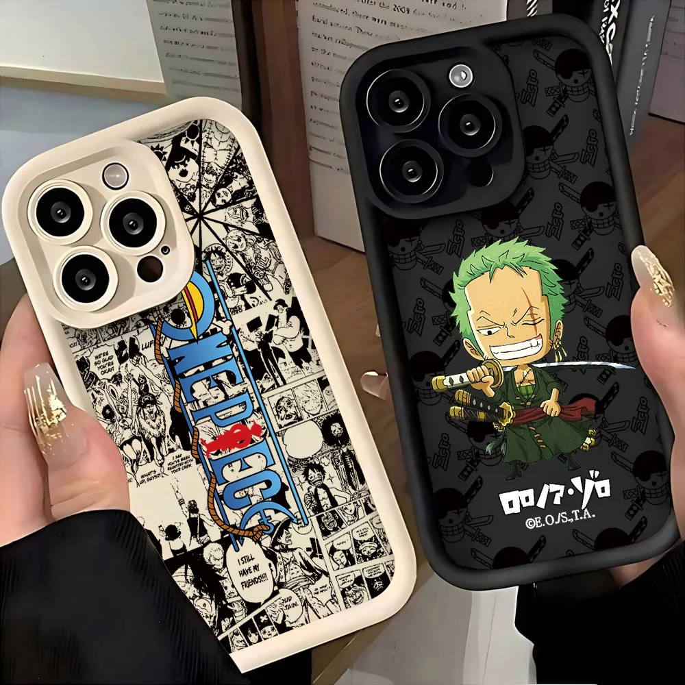 Anime Ones Pieces Phone Case for Samsung S26 S25 S24 S23 S22 S21 S20 F06 M16 Note 20 FE Plus Ultra 4G 5G Soft Silicone TPU