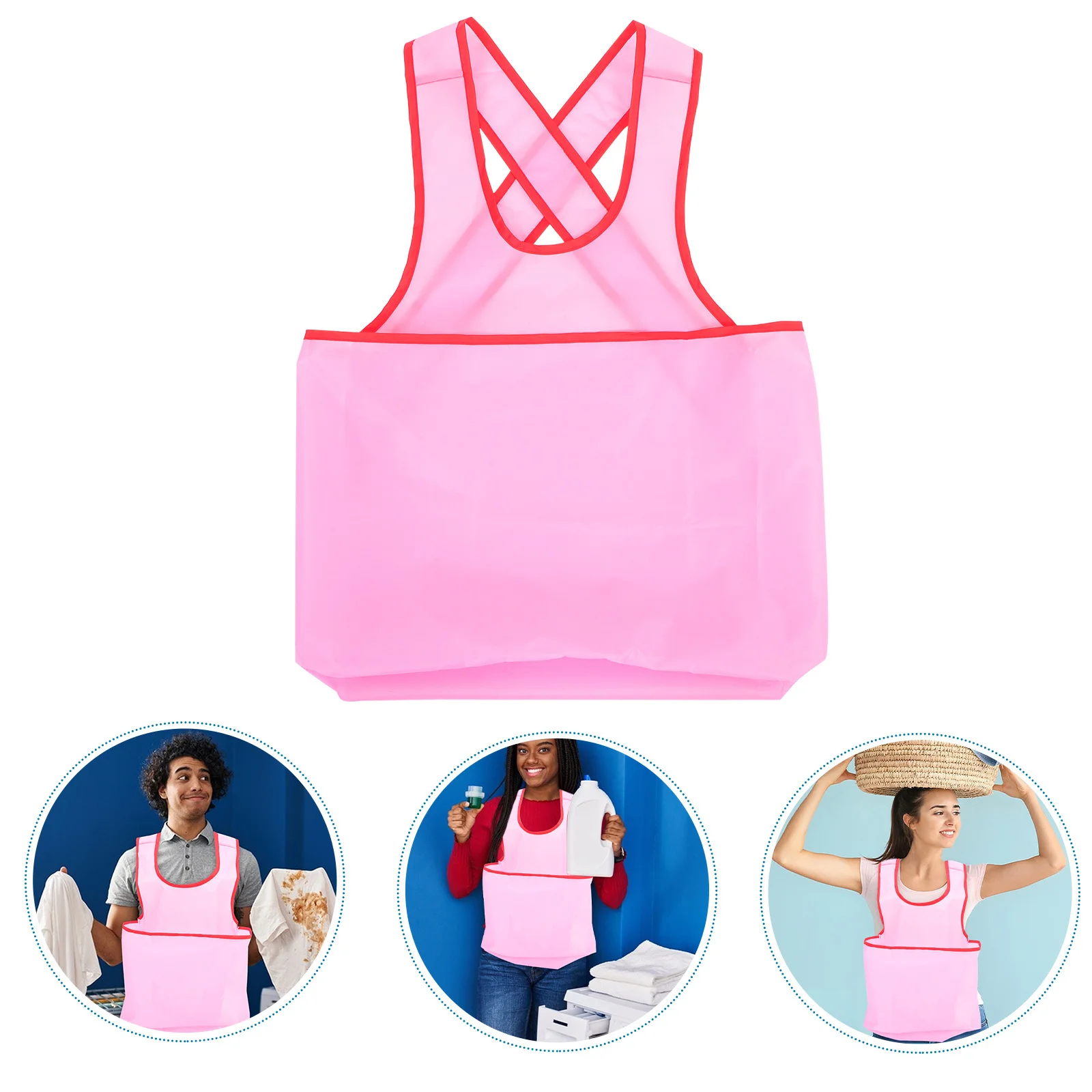 

Laundry Apron Large Capacity Oxford Cloth Portable Drying Pocket for Home Outdoor Laundry Room Practical Durable Comfortable