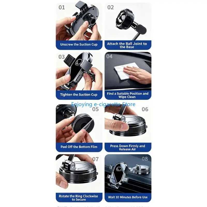 Faltbarer Telefonständer mit Klemmablage für Bildschirmanzeigeaufgaben Y4QF – Detail 8