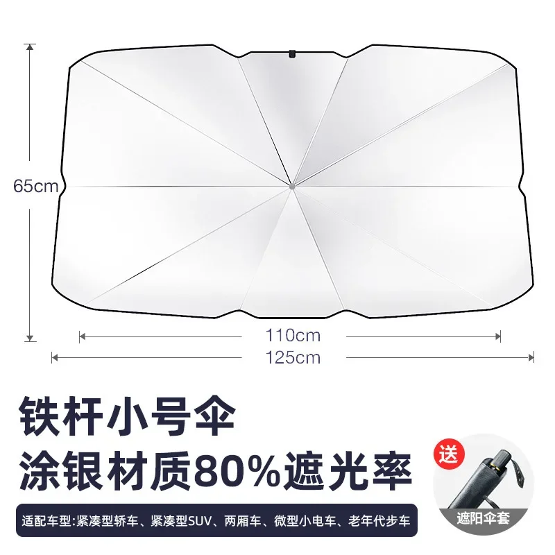 Parasol plegable parabrisas coche para perros y gatos – Térmico UV - imagen 3