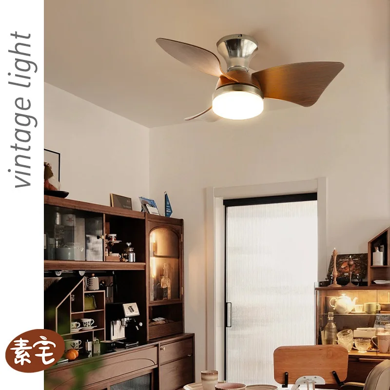Fan Light for Mid Century Modern Bauhaus Living Room Dining Room Electric Fan Light French Vintage Bedroom Ceiling Fan Light