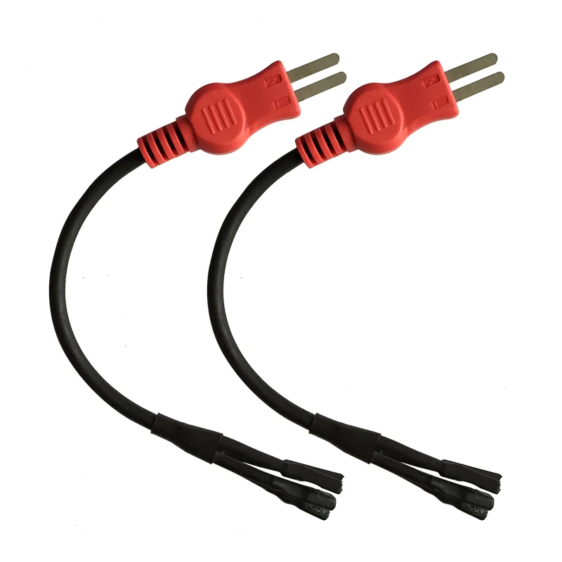 2Pcs Ultrasonic Fuel Injector Cleaner Tester Adapter Cable Fit For AUTOOL CT150 CT160 CT200 CT400 High Quality