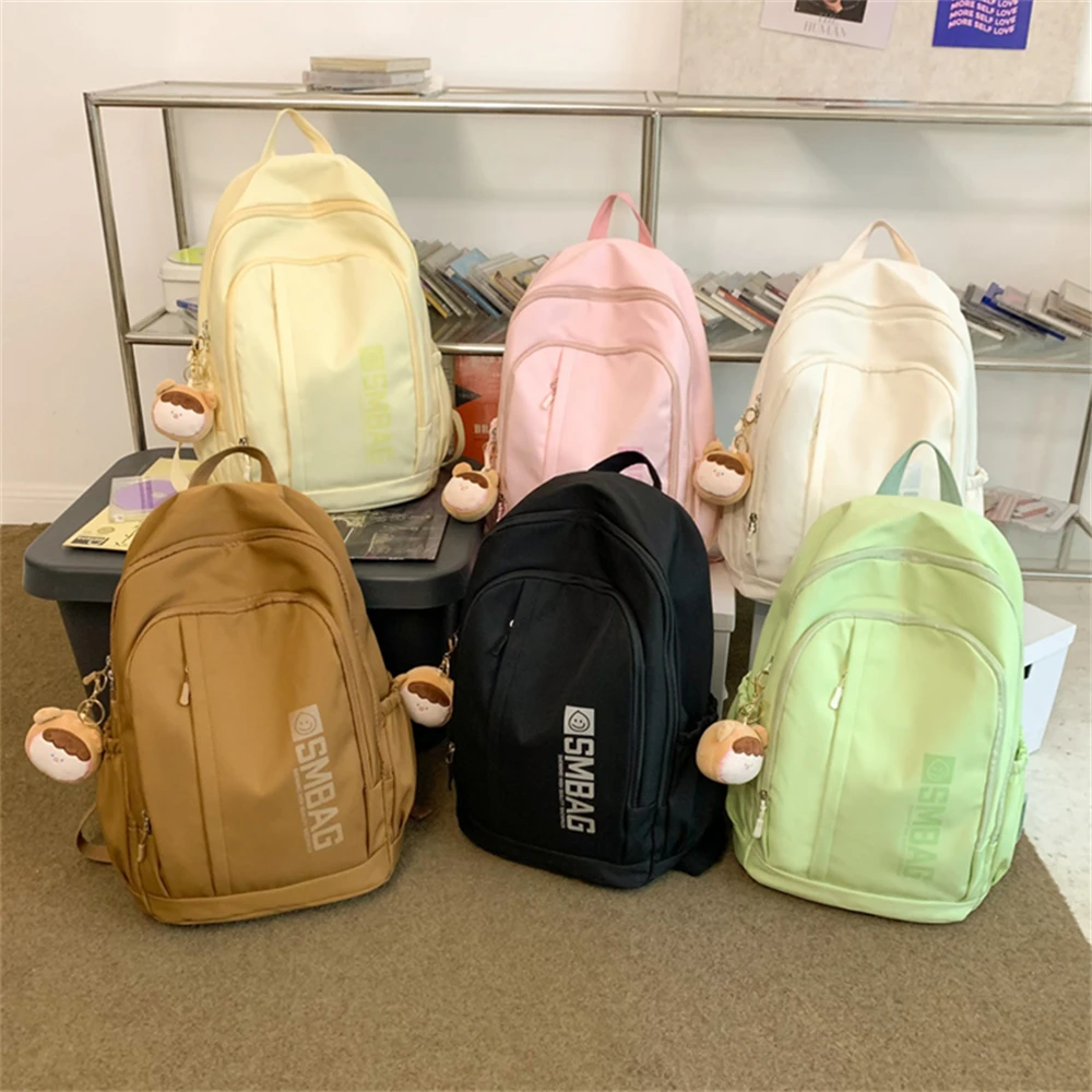 Nova mochila casual escola esporte mochilas náilon meninas organizador sacos de ombro para mulheres saco de viagem grande portátil