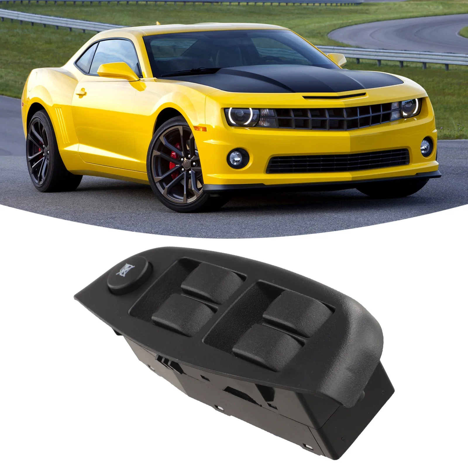 

Front Left Side Power Window Switch 96396302 Compatible with For Chevrolet For Aveo 2004 2005 Direct Replacement