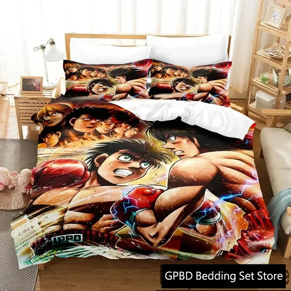 Fighting Spirit Hajime No Ippo Anime Supplies Set Duvet Cover Set Bedding Sets Adults Bed Pillowcases No Filling Birthday Gifts