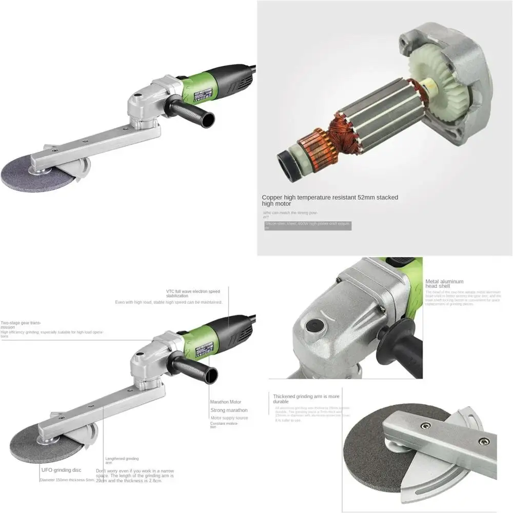 

Угловая шлифовальная машина из нержавеющей стали мощностью 800 Вт для сварки и шлифования металла, универсальный инструмент для металлообработки