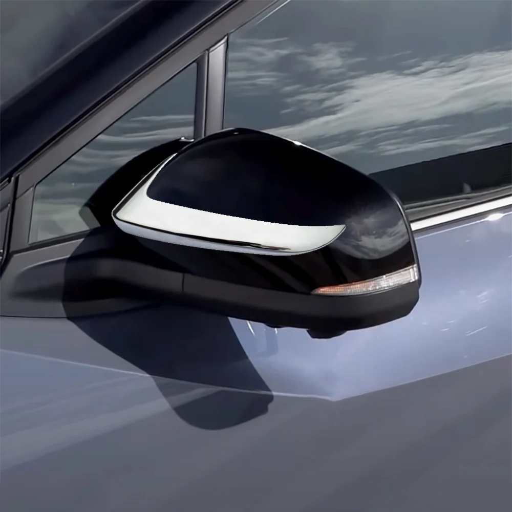 

For 2022-2024 Subaru Solterra Door Side View Mirror Wing Trim Mouldings Chrome Embellisher