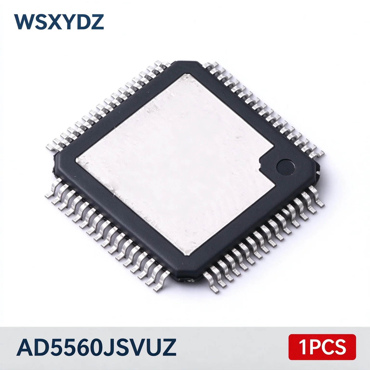1PCS AD5560JSVUZ AD5560 Programmable Device Power Supply 1.2A Force 50MHz SPI 16-Bit DAC TQFP-64 ADI New