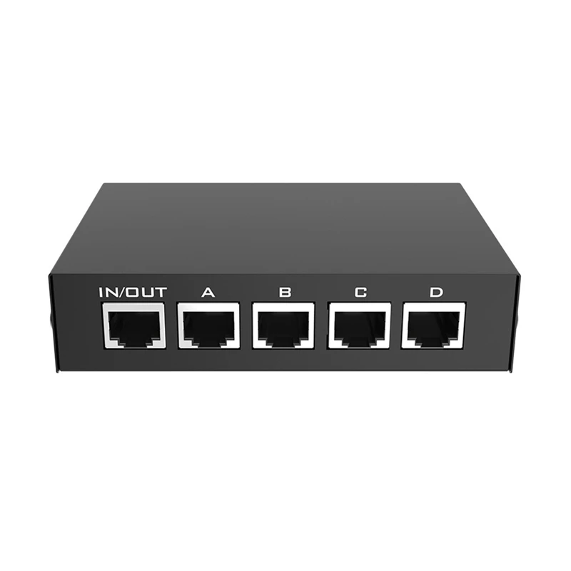 RISE-4 In 1 Out 100/1000Mbps Mini Gigabit Network Switch 5 Port Ethernet Switch Internet Splitter Desktop RJ45 Network Switch