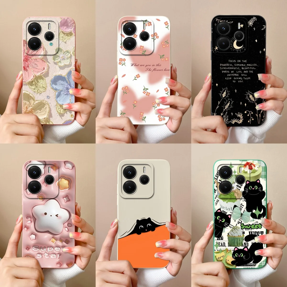 For Xiaomi Redmi Note 14 Pro Pro+ 4G 5G Phone Case Funny Astronaut Silicone Shockproof Back Cover For RedmiNote 14Pro+ Fundas