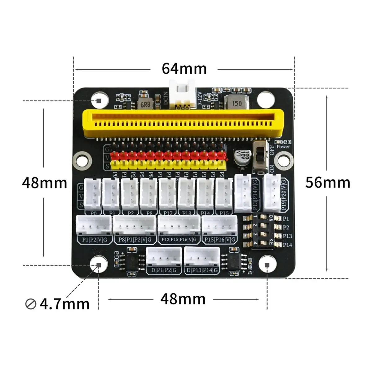 High Performance For Yuan'S OHCode OHEXP2 Expansion Board, Motor Driver Expansion Board, Plug-in Interface Expansion Board 1pc