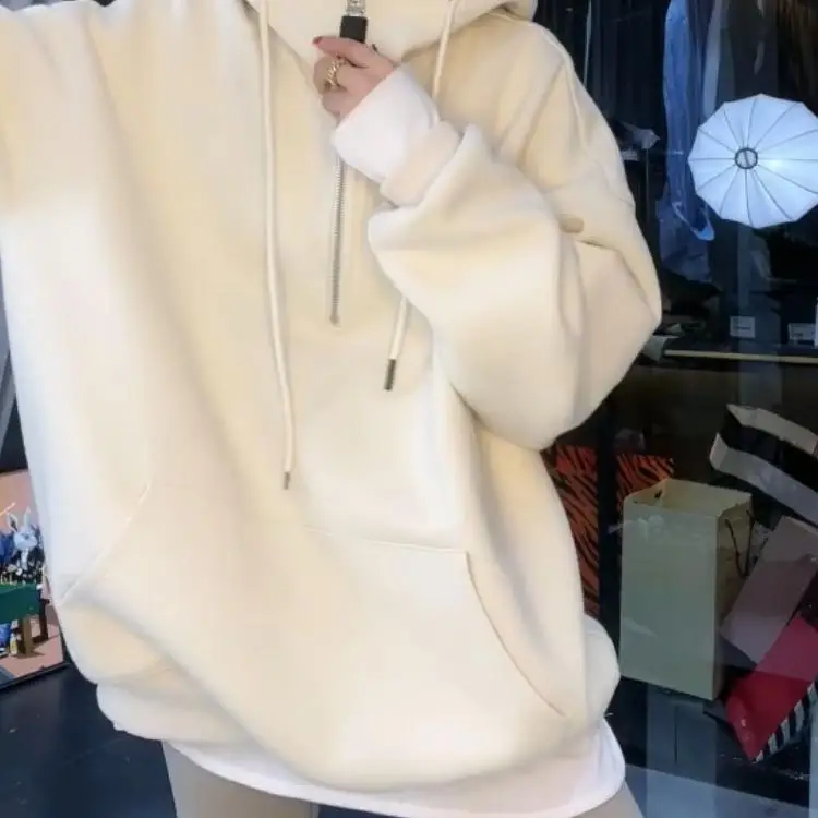 プラスサイズ 300 Pou Faionable レディース プリント Fce パーカー 秋冬 f ジッパー ジャケット 韓国 Sle ルーズフィット コート