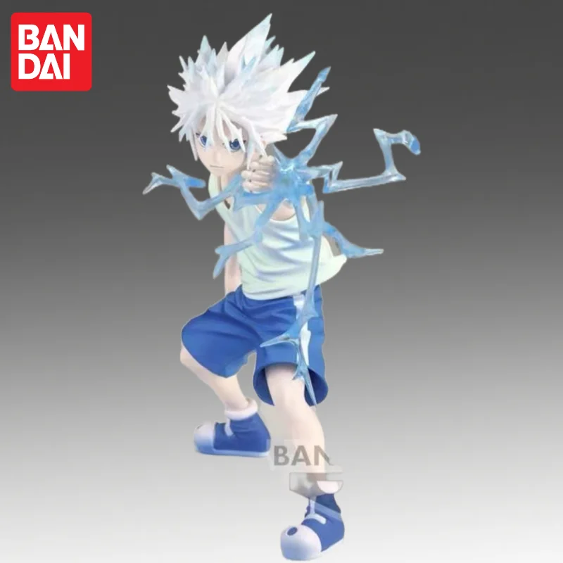 

In Stock Bandai Original Banpresto Hunterxhunter Killua Zoldyck Action Figure Model Doll Brand New Boxed Anime Characters Garage