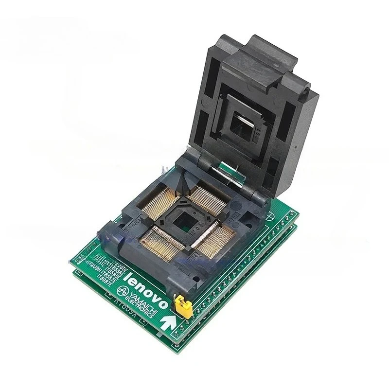 YAMAICHI Clamshell QFP128 Socketstest bench RT809H EC-IT8580 IT8586 IT8585 IT8587 IT8987 RT809H IC testing seat Test Socket