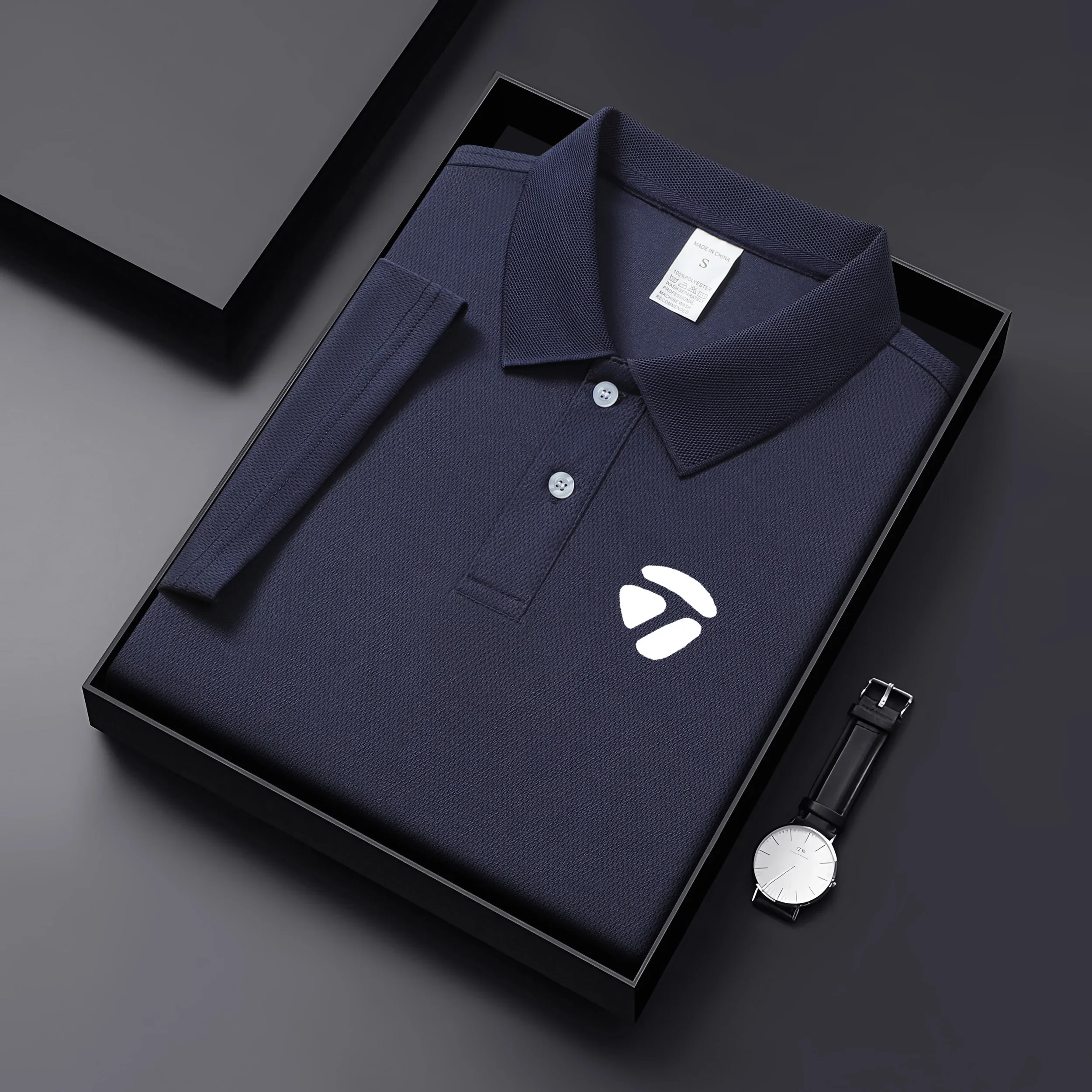 Camiseta Casual de Verano 2026 para Hombre, Polo de Golf de Manga Corta de Secado Rápido, Talla Europea de Alta Calidad