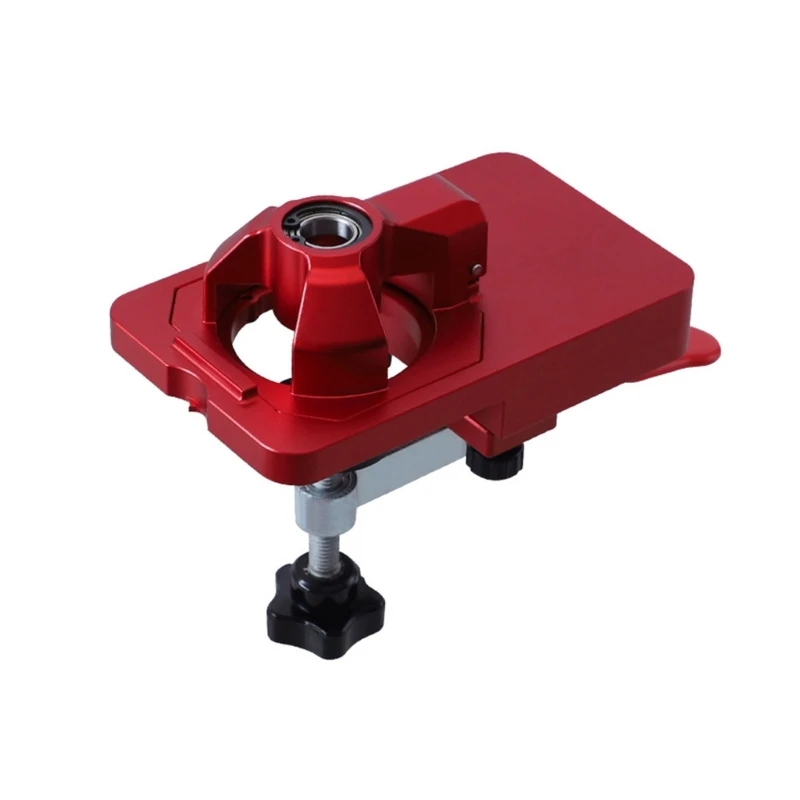 

Hinge Hole Opener Aluminum Alloy Hinge Drilling Jig Cabinet Door Punching Guide Locator 0‑25mm Clamping Thickness