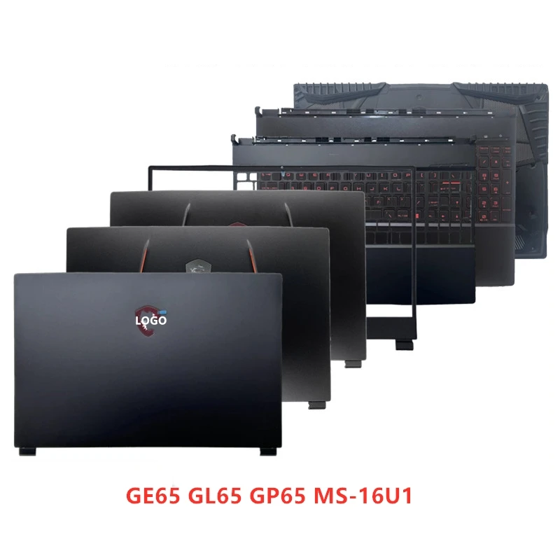 New For MSI GE65 GL65 GP65 MS-16U1 Laptop LCD Back Cover/Bezel Front Frame/Palmrest