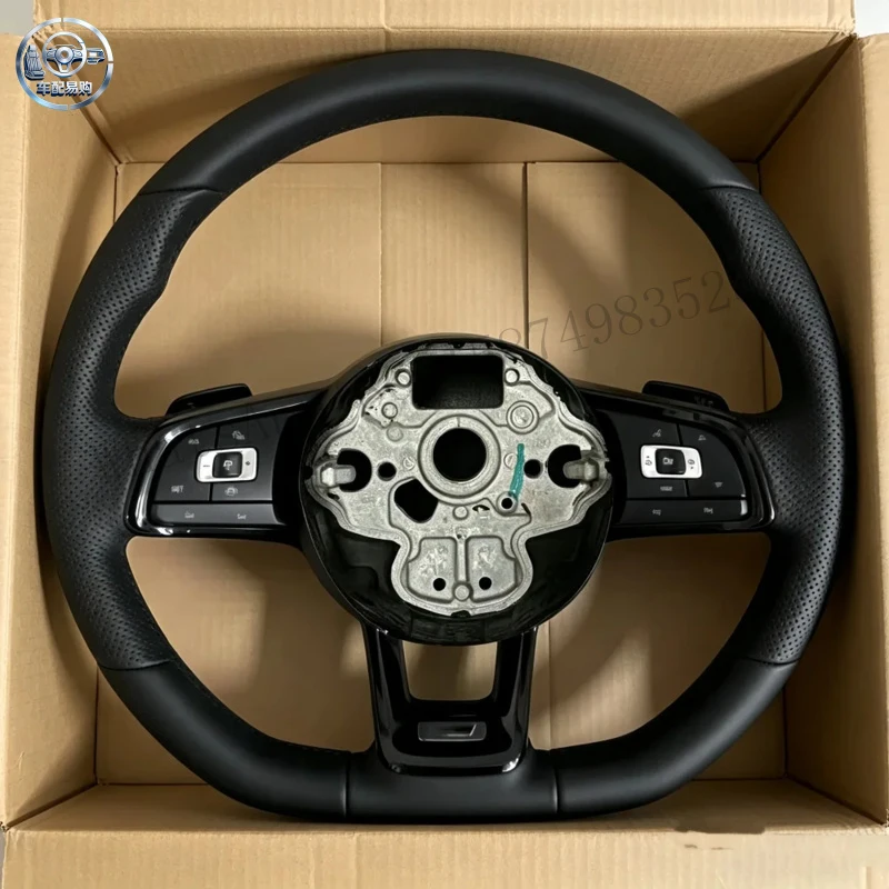 In Stock Customized for VW Golf 6 7 MK7 GTI GTD GTE Polo Tiguan Touareg Passat CC Leather Car Steering Wheel