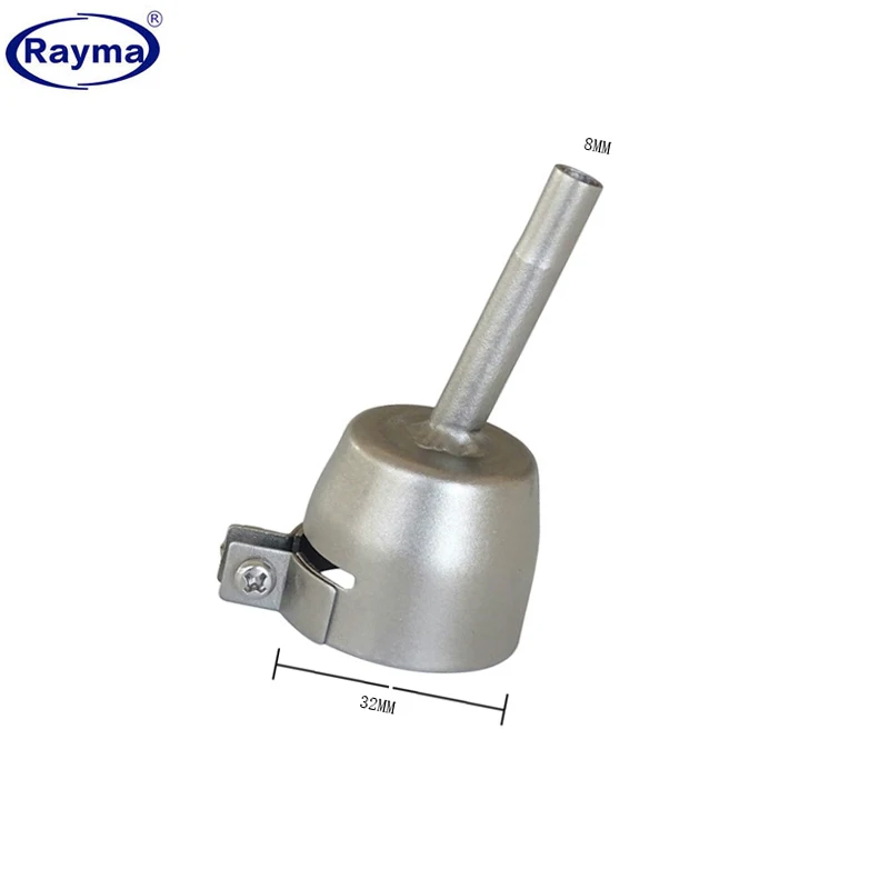 

high quality 5mm welding nozzle for leister Rayma hot air welding gun ss316L material