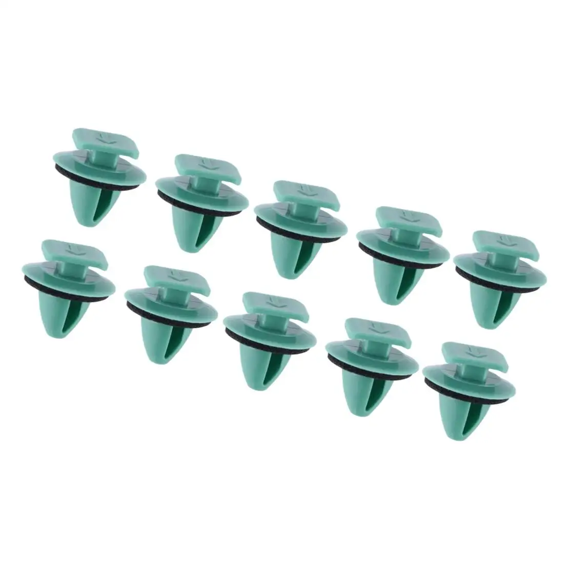 68102758AA 10pcs Wheel Arch Fender Flare Molding Clip Retainer Fit For Jeep Renegade Green Plastic