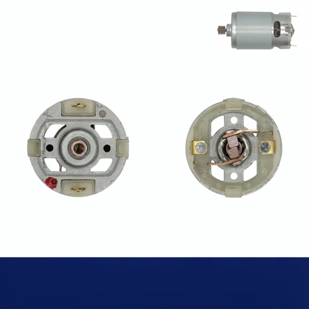 For Tiexin 21V Electric Motor 550 Brushed Spare Part For Cordless Drill Power Tools With Gear And Brush Holder Kit
