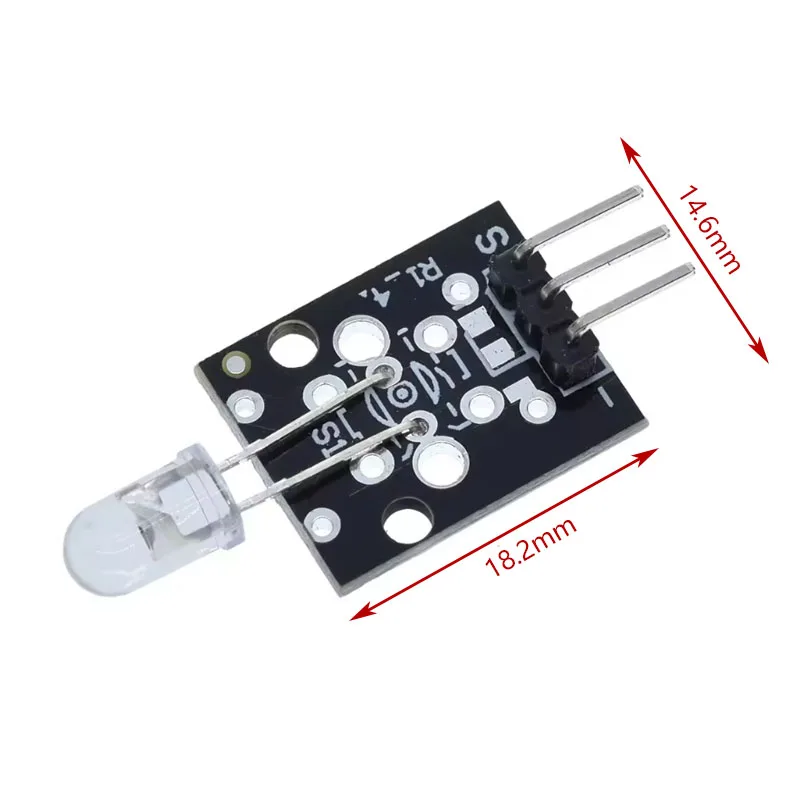 1 個 KY-005 3pin 赤外線放射センサーモジュール arduino の Diy スターターキット KY005