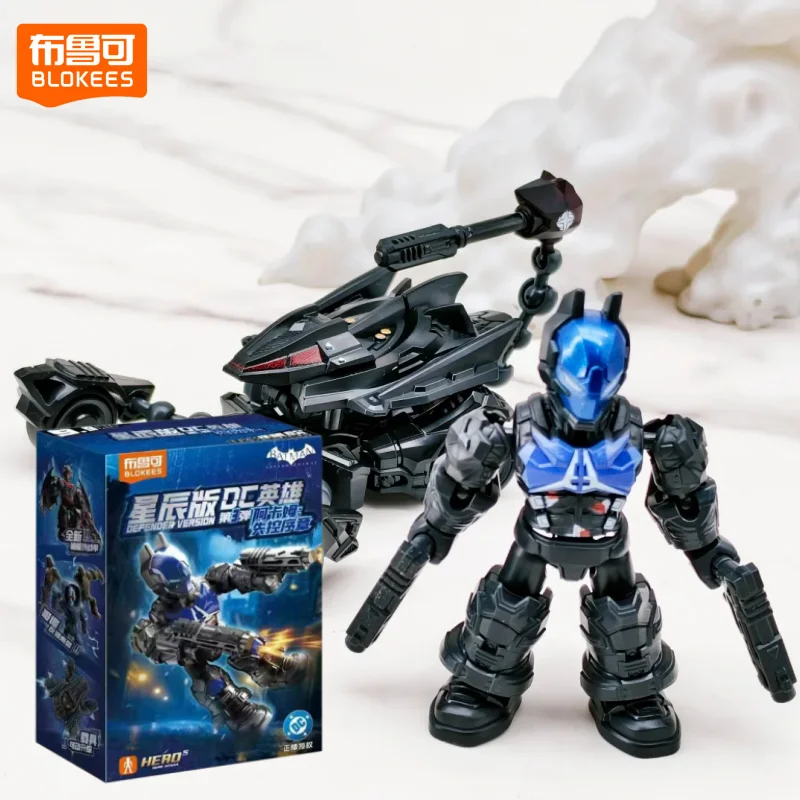 Blokees DC Heroes Defender V3 Series Blind Box Arkham Out Of Control Prologue Comic Anime Action Figure Assembled Model Toy Gift
