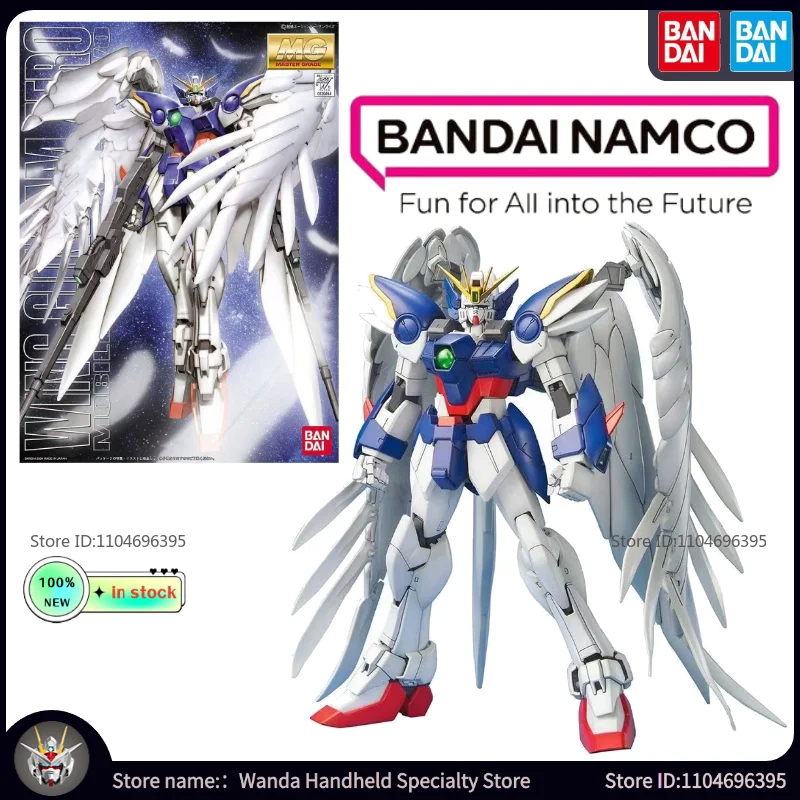 Novo em estoque bandai modelo brinquedos asa valsa infinita montagem original mecha anime figuras quebra-cabeça feriado popular boneca presente