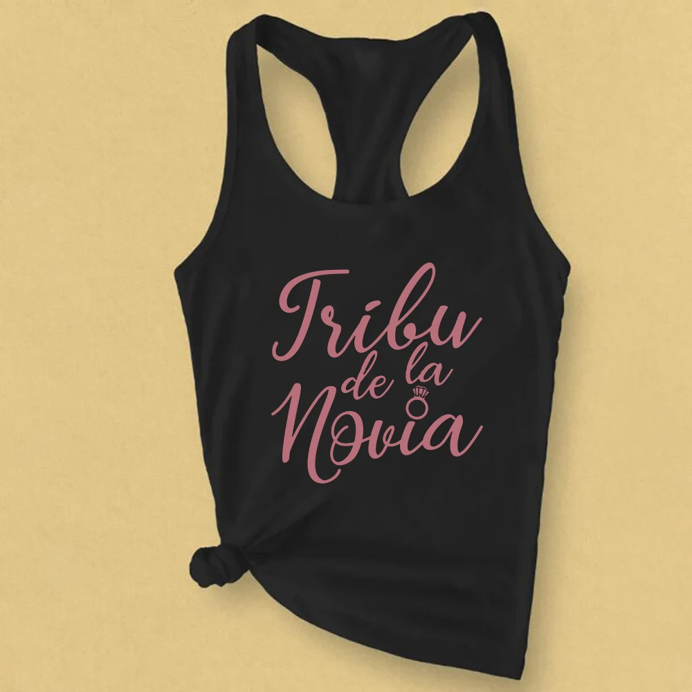 Bachelorette Hen Party Tank Top La Novia Tribu De La Novia Bride Bride Tribe Wedding Shirts Bachelorette Party Favor Gift Tanks