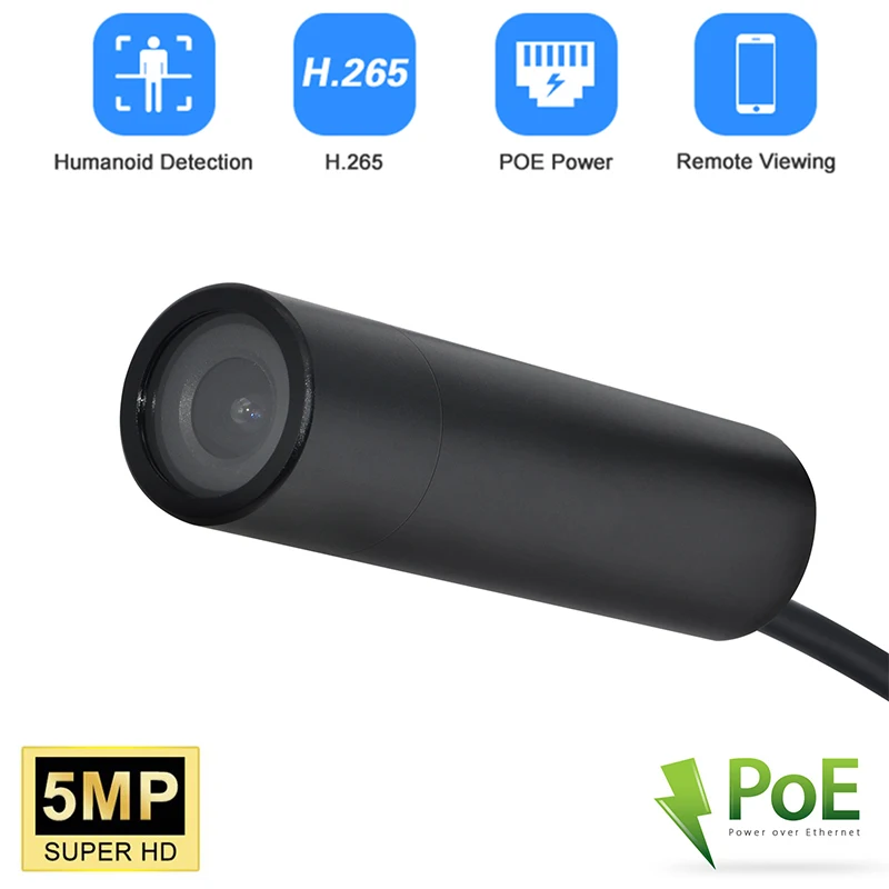 CCTV Weatherproof On vif P2P Board Lens 1080P 2MP 3MP 5MP IP Miniature Bullet Camera Audio For Industry &Helmet Outdoor Security