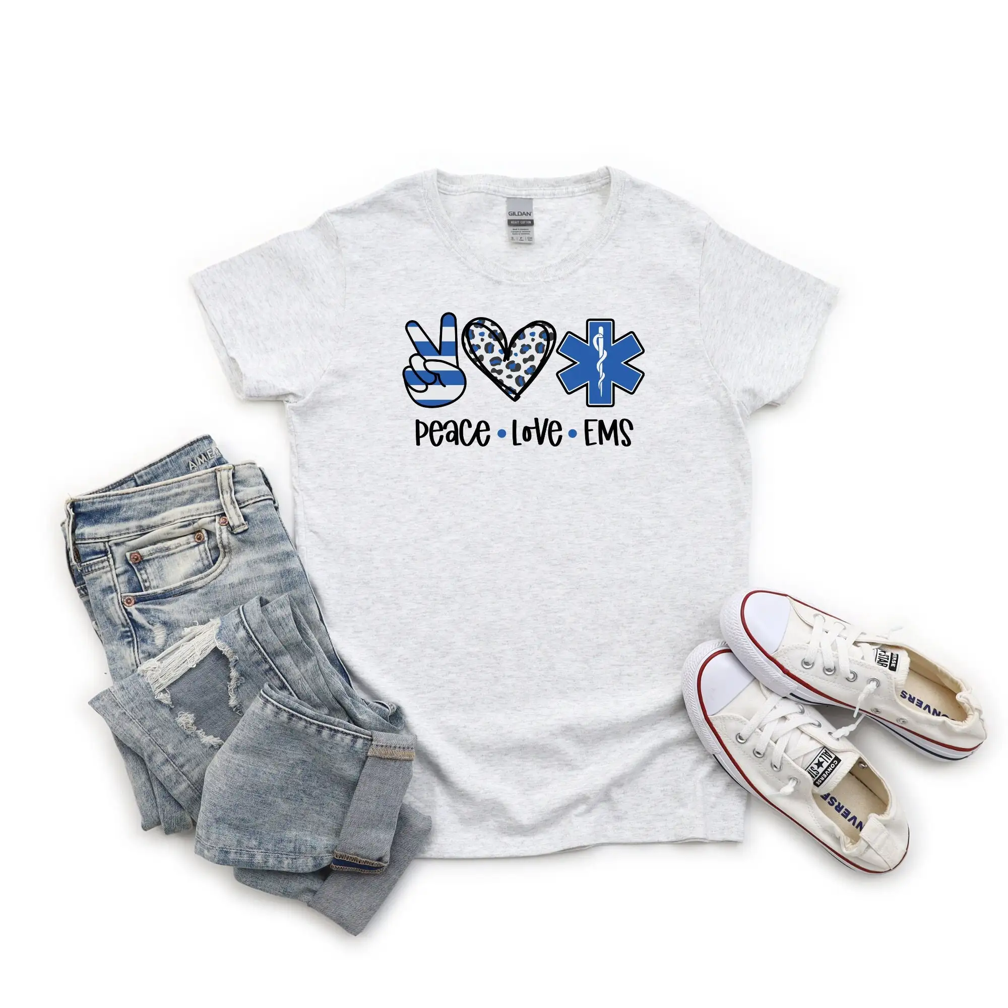 Peace Love Ems T Sh…