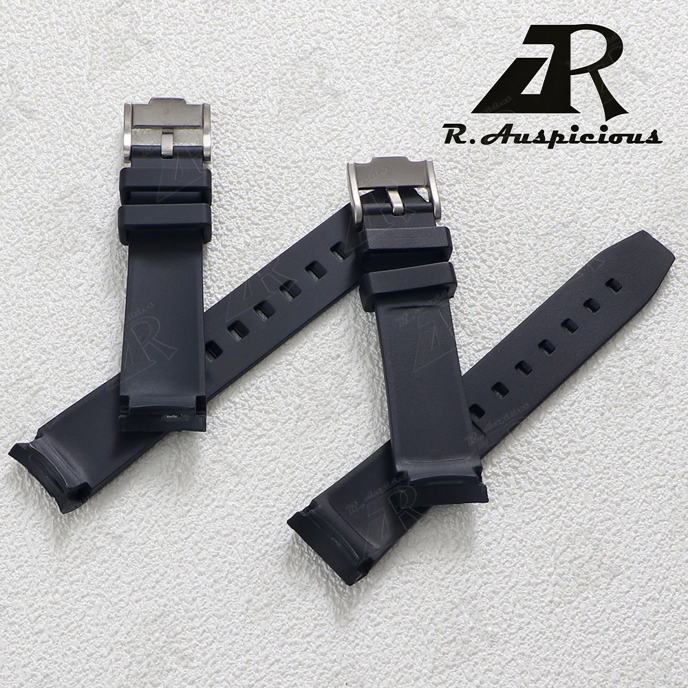 20mm 21mm No gaps Curved End Rubber Watch band for Rolex Submariner DAYTONA GMT Yacht-Master Silicone Strap Watch accessories