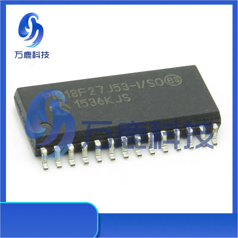 Pic18F27J53-I/So 28-Pin, Usb, 128Kb Flash, 4Kb Ram, 12 Mips, 12Bit Adc, Nanowatt Xlp Soic-28