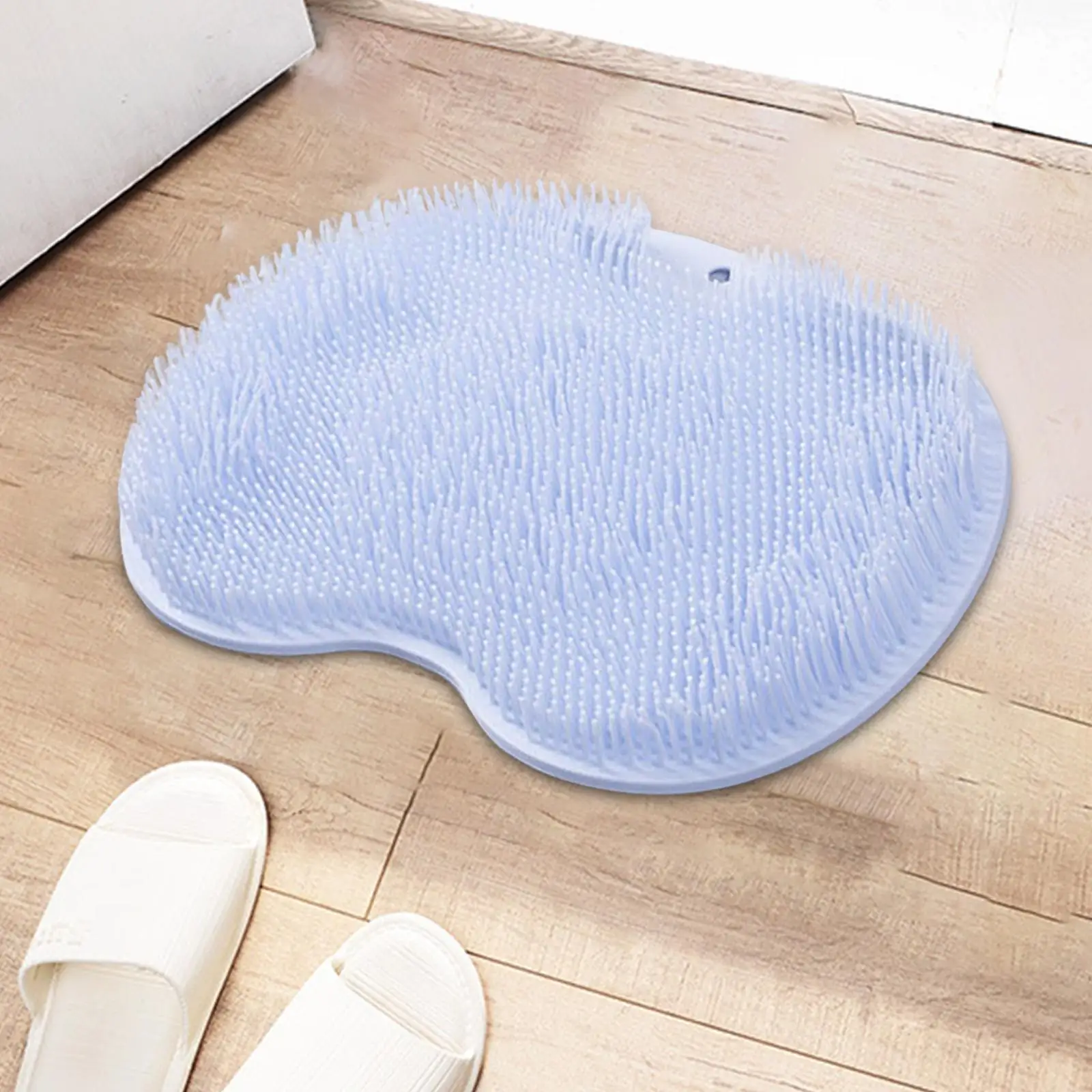 Shower Foot Scrubber Mat with Suction Cups Sturdy for Exfoliating Dead Skin
