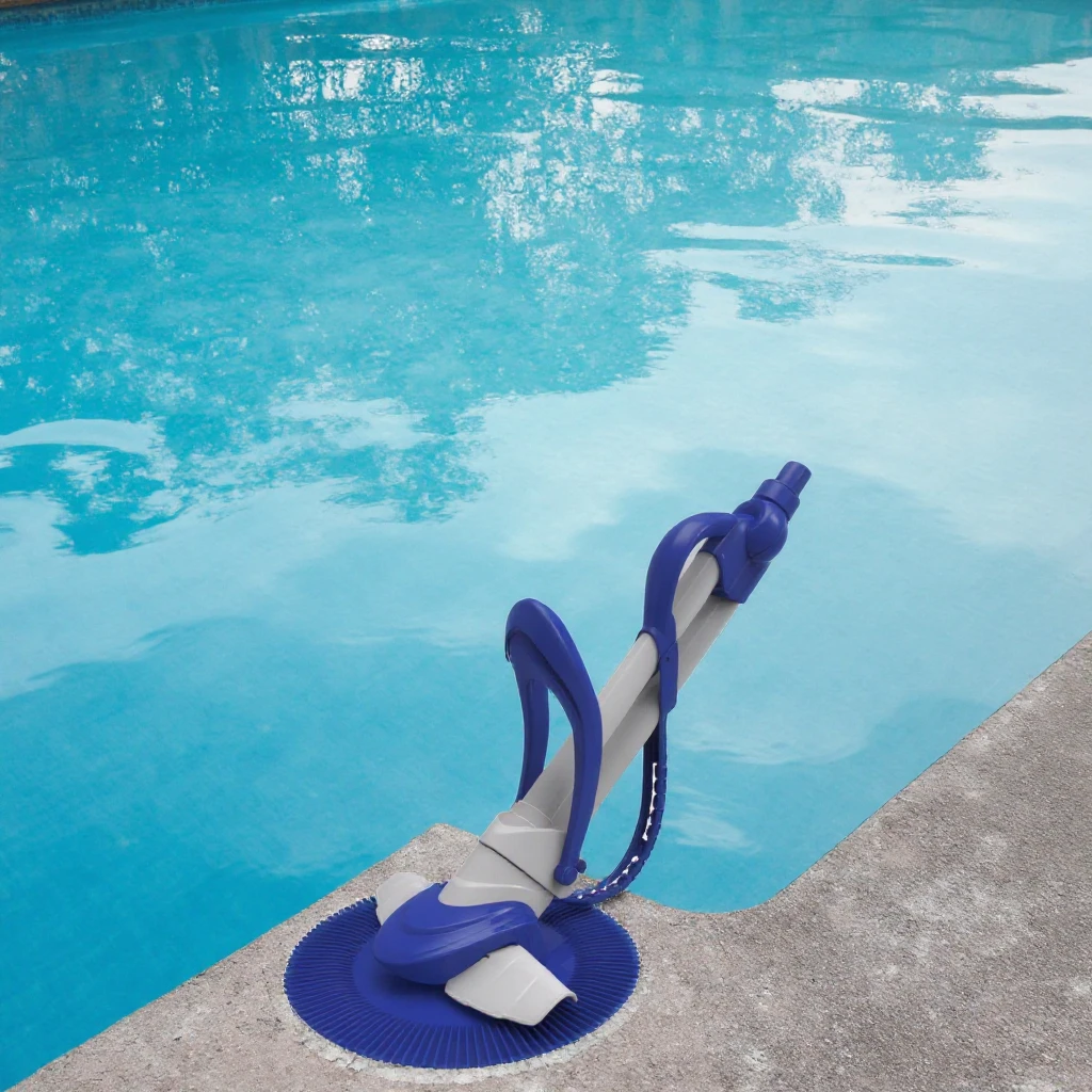 

In-Ground Suction-Side Universal Swimming Pool Vacuum Cleaner With Flapper