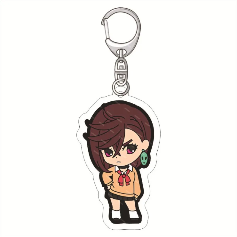 Anime KeyChain Women DAN DA DAN Key Chain for Men Momo Ayase Key Ring Ken Takakura Acrylic Keyring Aira Shiratori Pendant Gift