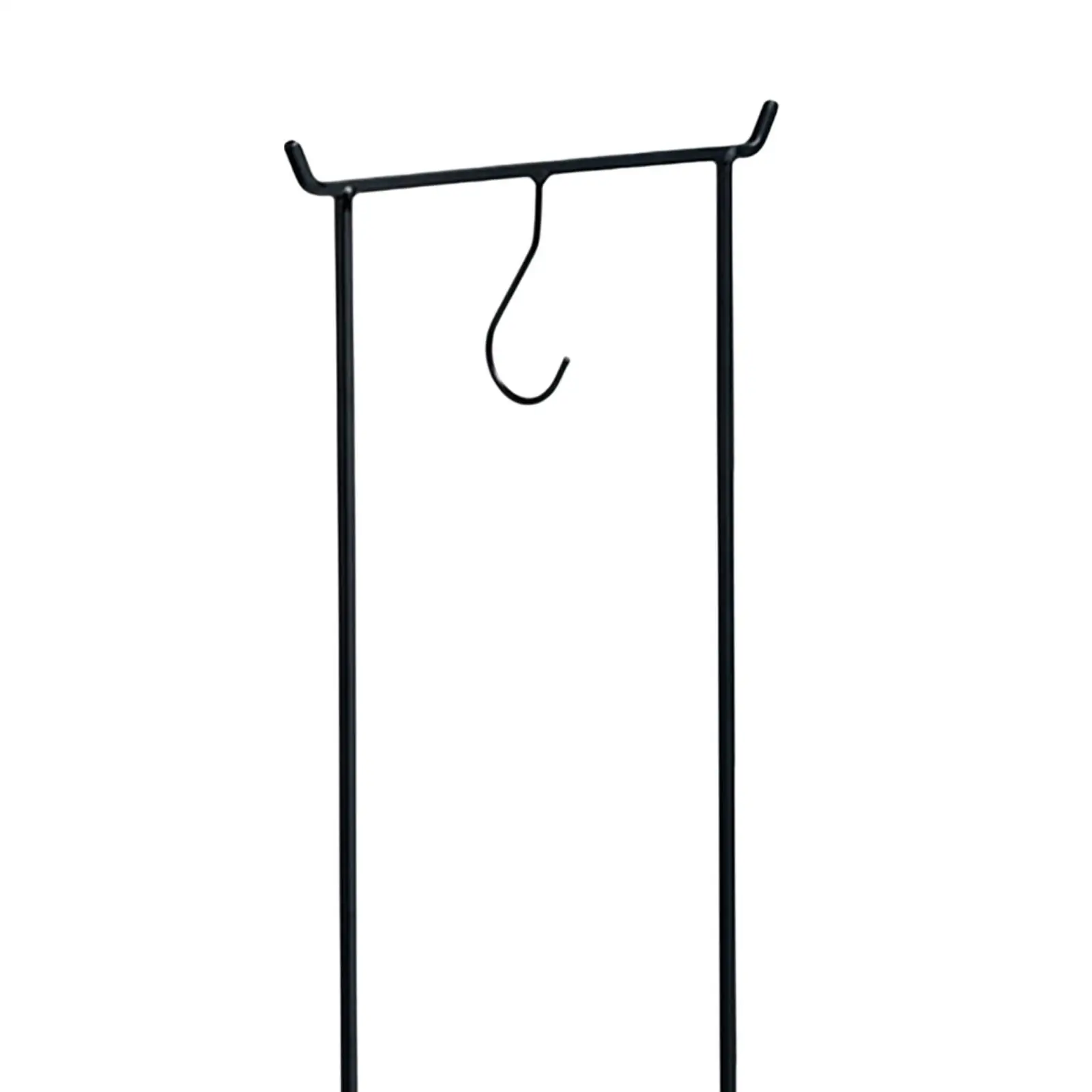 Hook Rack Holder Space-saving Handicraft Solid Multifunction Iron Frame Hanger for Decor Hanging Meat Stick Tabletop Cafeteria