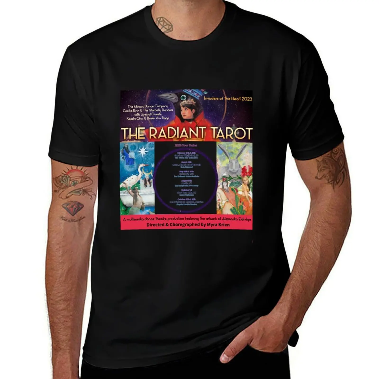 

The Radiant Tarot Tour T-Shirt t shirt man designer t shirt man casual T-Shirt