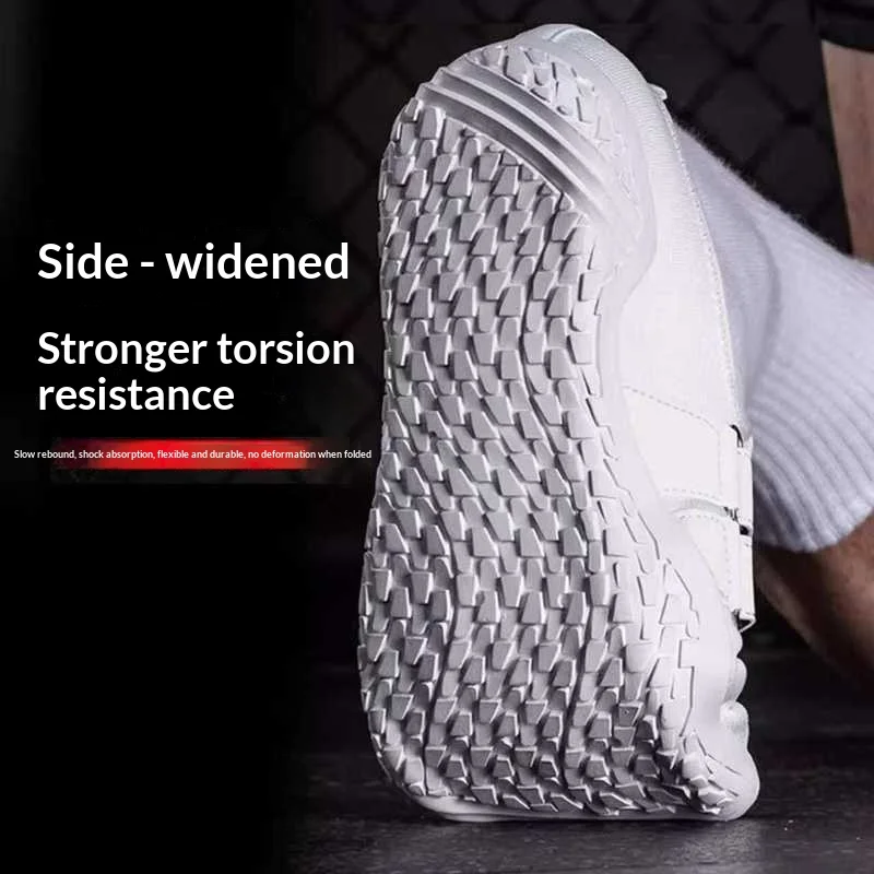 Ultra Light Non Slip Indoor Fitness Shoes Squat Deadlift Wide Sole Anti Twist Cushioning Silent Gym Treadmill Yoga Unisex