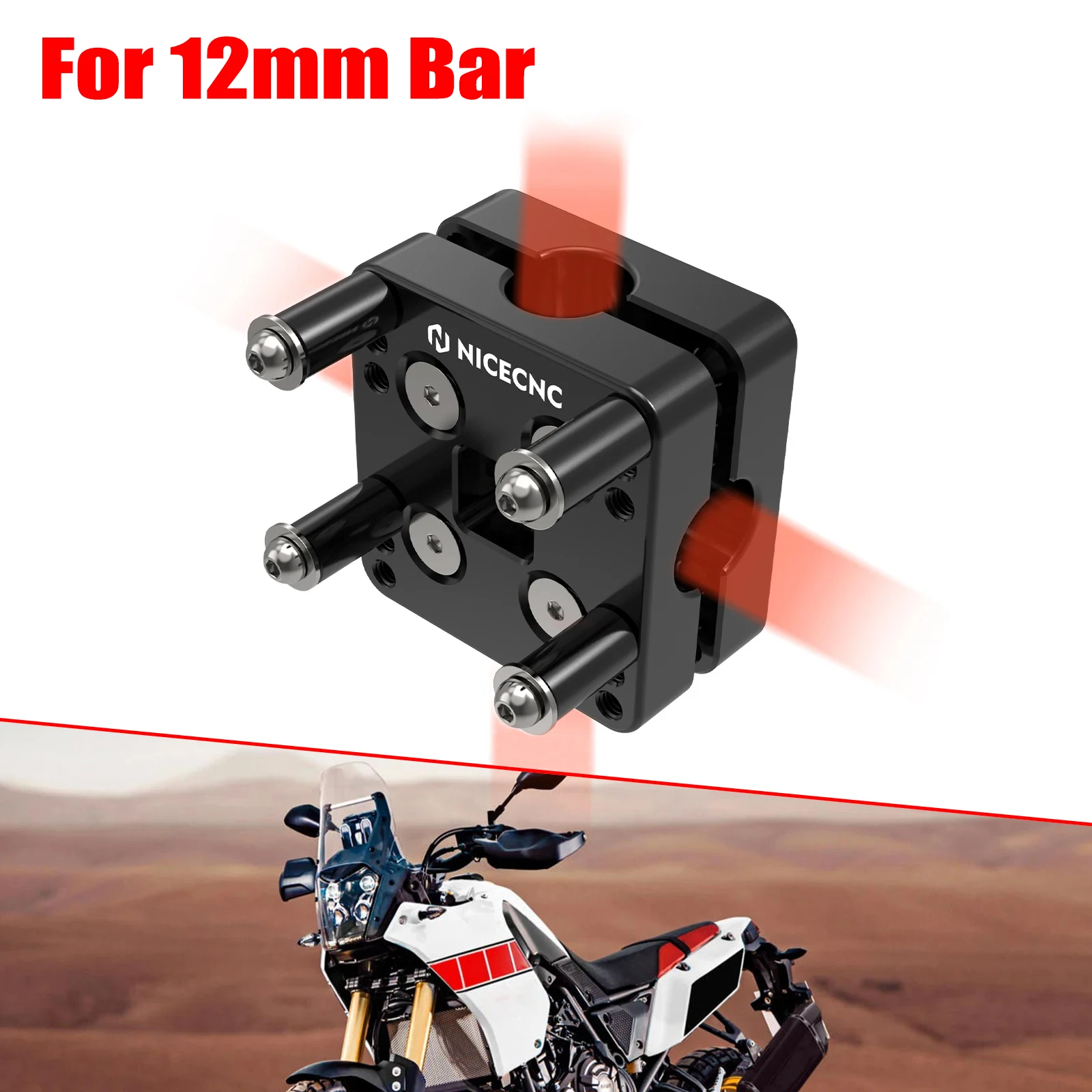 Para 2014-2022 bmw r 1200 gs r1250 gs r1200gsa r1250gsa gps navegador suportes de montagem telefone amps titular para yamaha 700 tenere 700