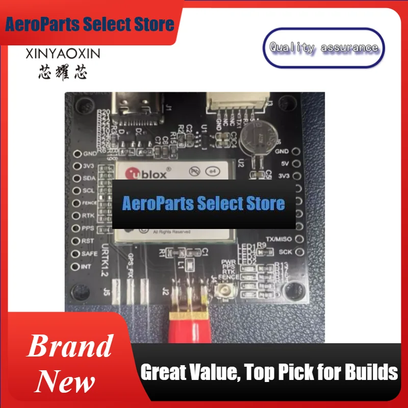 AeroPartsZED-F9P-01B Board F9K L1+L5 High-precision Centimeter Level Differential Positioning TYPE-C Interface