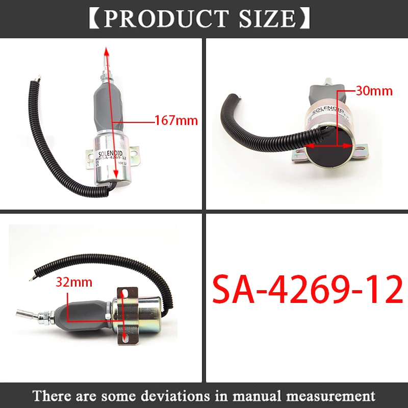Imagem -06 - Combustível Cortado Válvula Solenóide Acessórios da Unidade de Combustível do Motor 12v Sa426912 Sa-426924 6008157550 Wa3203 153es