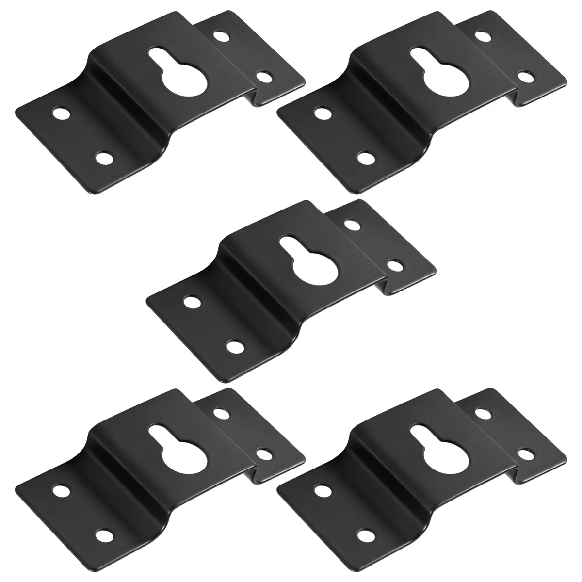 DIY Audio Sound Box Speaker Wall Mount Iron Hook Hanger Plate 5PCS