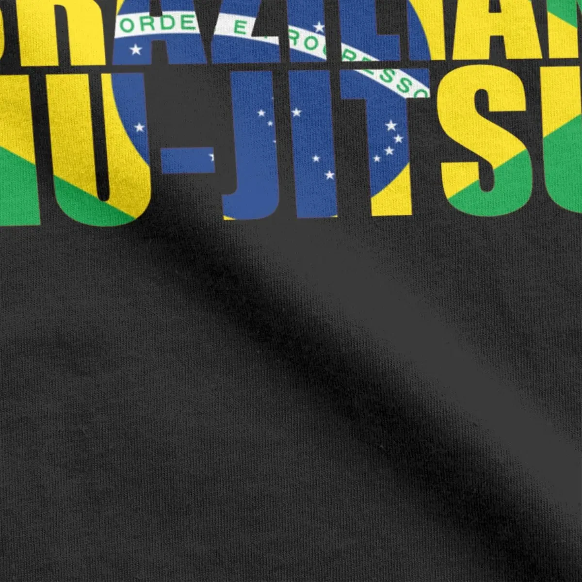 Brazilian Jiu Jitsu BJJ Brazil Flag Art T-Shirts for Men Women Humor Pure Cotton Tees Round Neck T Shirt Plus Size Clothes