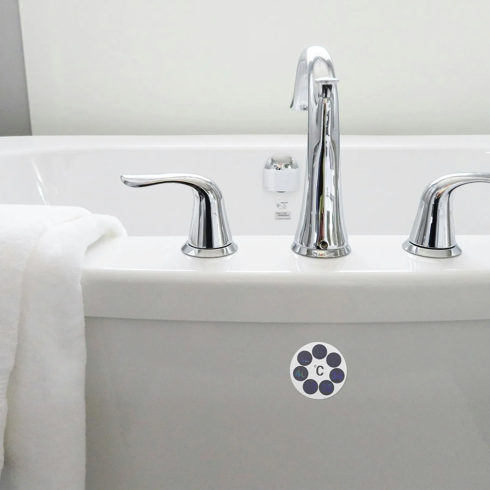 

Набор из 10 круглых самоклеящихся термометров для ванн: безопасный мониторинг температуры воды для детей и младенцев, для ванной комнаты и аквариума