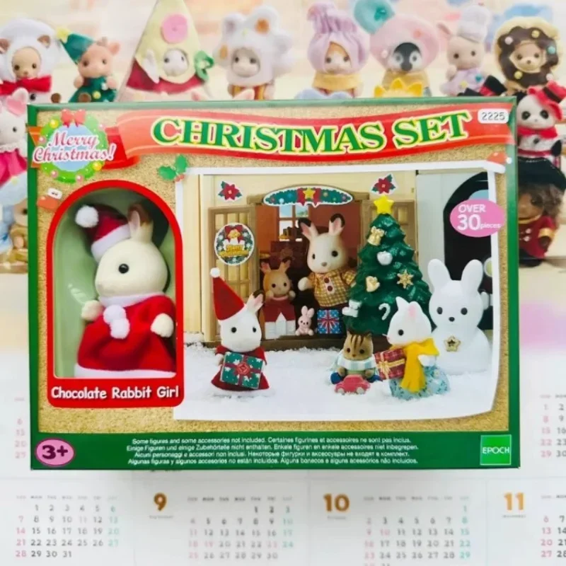 Sylvanian Keluarga Buta Gantungan Kunci Aksesoris Angka Miniatur Asli Makanan Seri Sekolah Mainan Dapur Anak-anak Ternuries