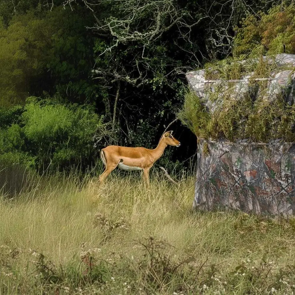 휴대용 360 °   투명 2-3인용 지상 사냥용 은신처 (휴대용 가방 및 위장 포함)